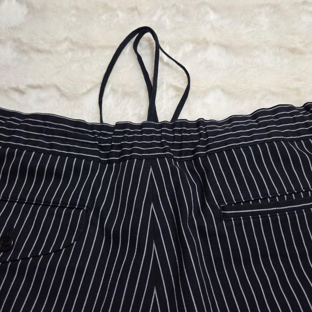 COMME des GARCONS　ドッキングデザインストライプ パンツ　M