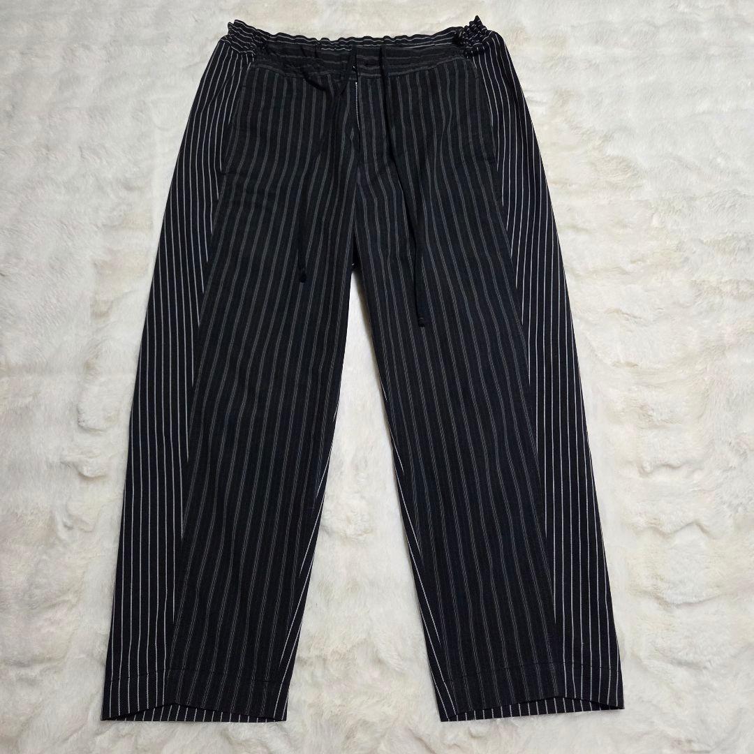 COMME des GARCONS　ドッキングデザインストライプ パンツ　M