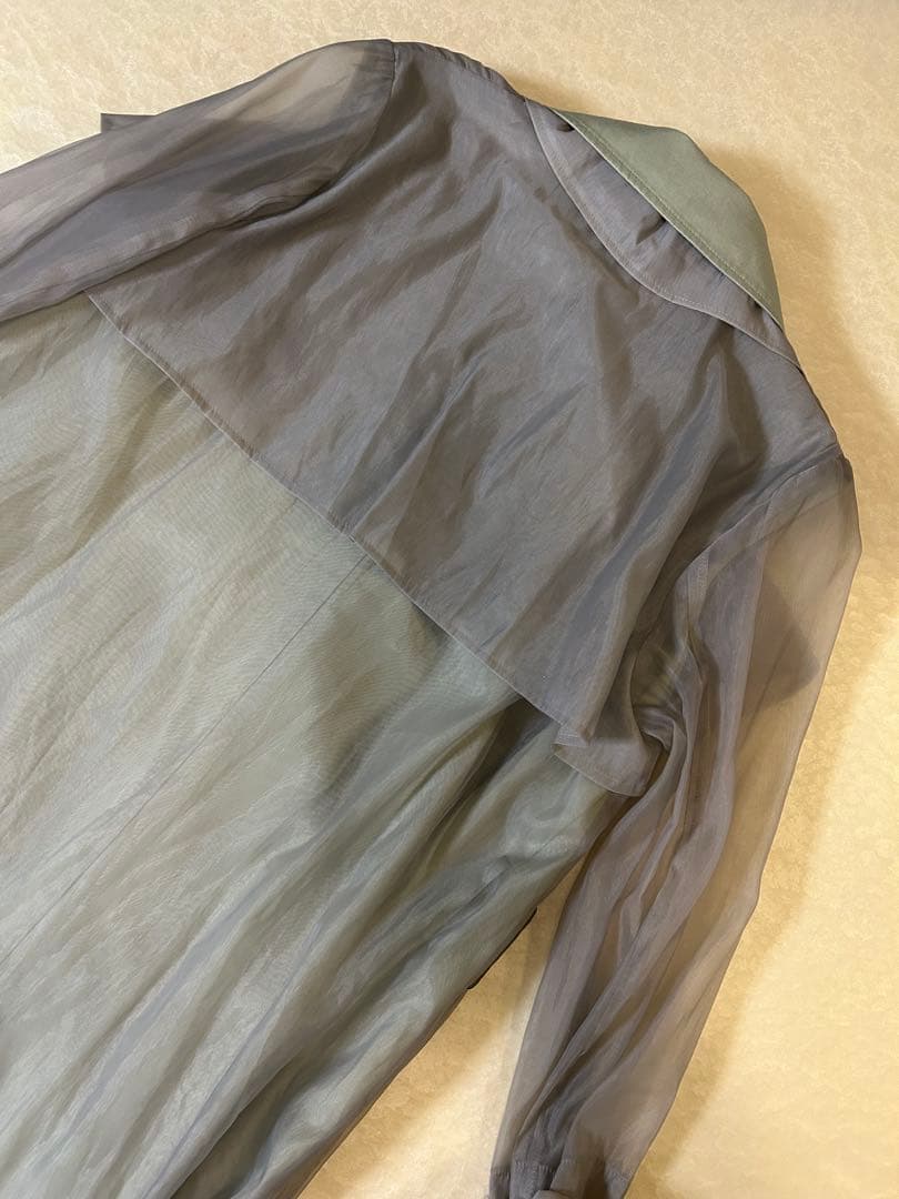 美品★ 4WAY SHEER DOCKING TRENCH