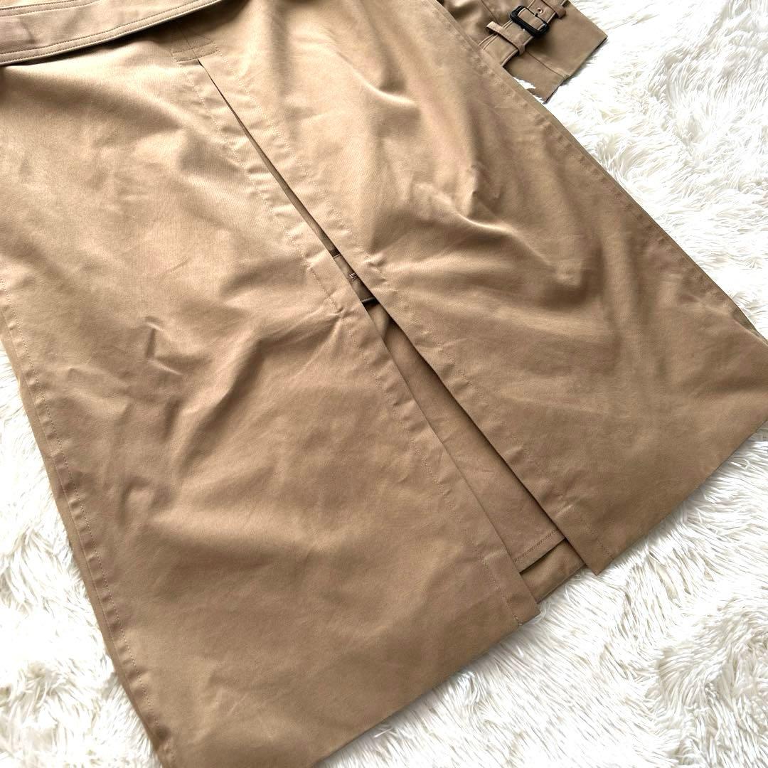 HYKE ベージュ ダブルブレスト トレンチコート S