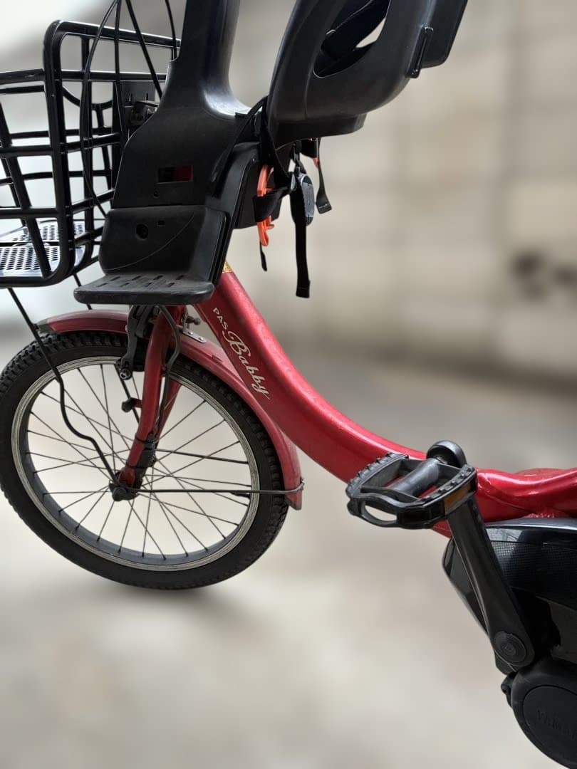 引き取り限定ヤマハ　パスバビー　子供乗せ電動自転車　　　チャイルドシート付き！！