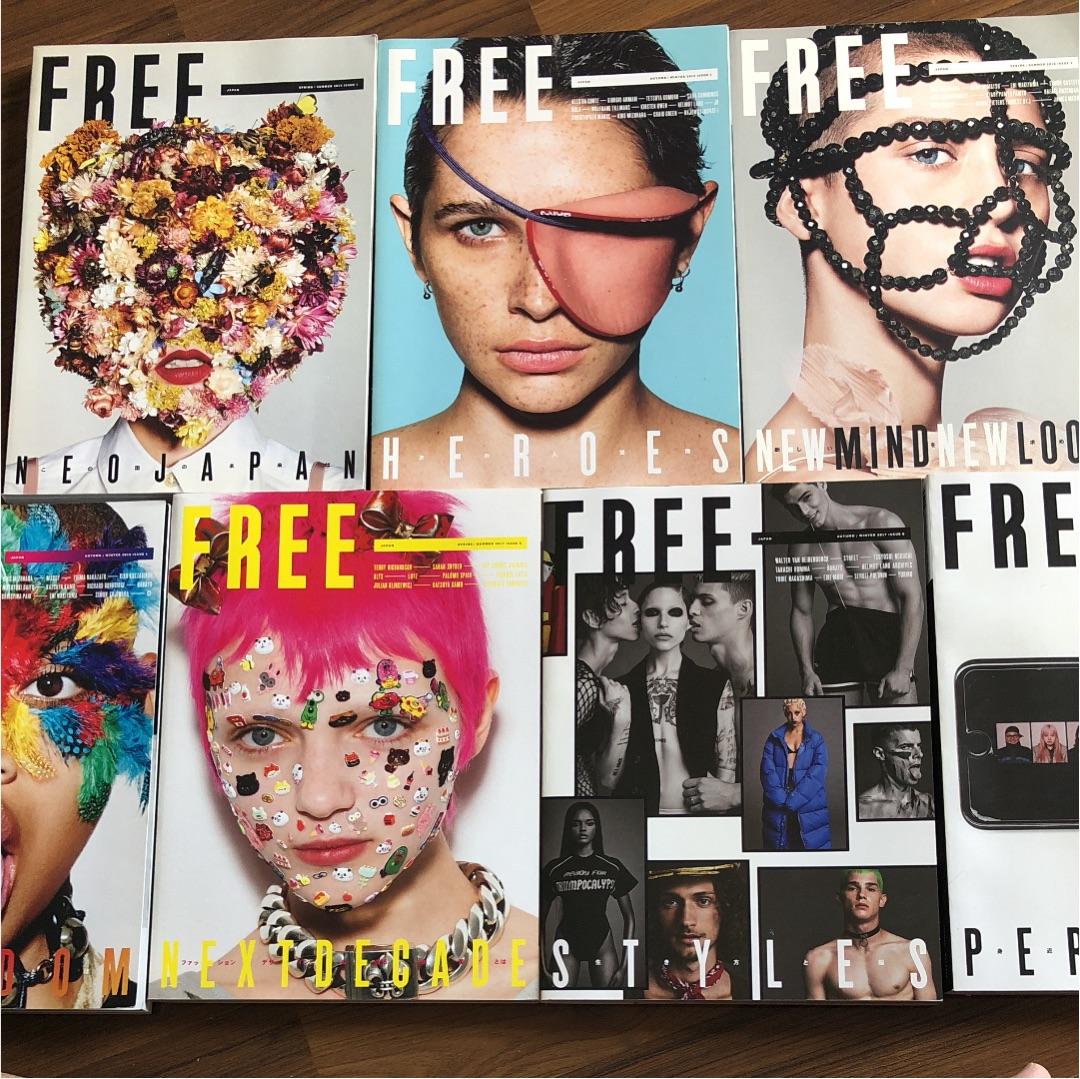 FREE magazine japan vol1〜7