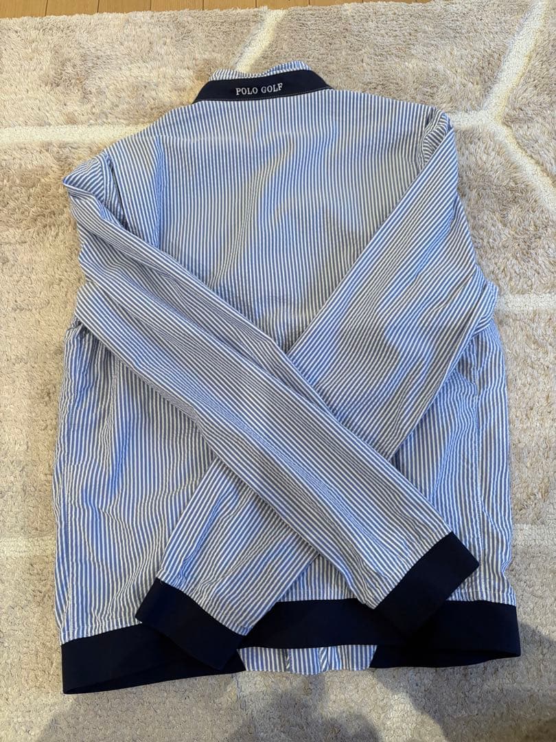 ポロゴルフRALPH LAUREN シアサッカージャケットブルゾンストライプ
