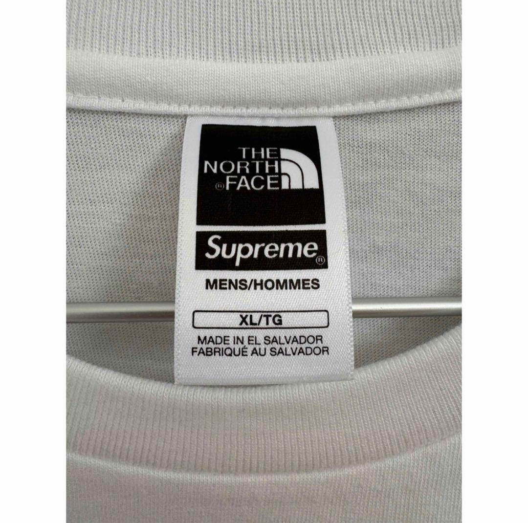 新品The North Face x Supreme Tシャツ XL ホワイト