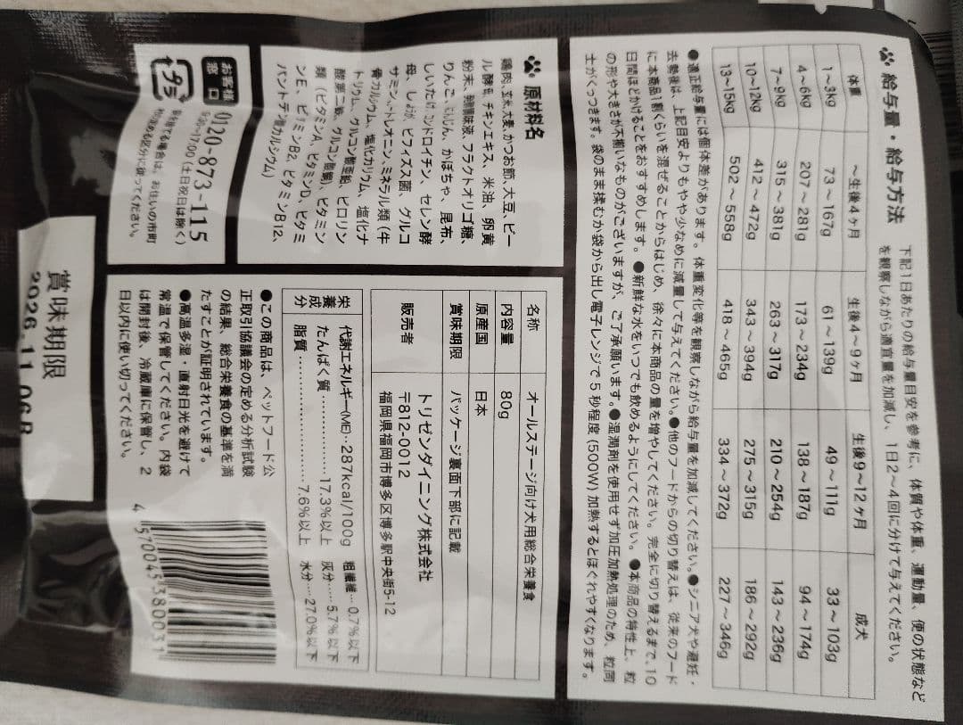 やわか セミモイストドッグフード 　1.2kg+80g10袋