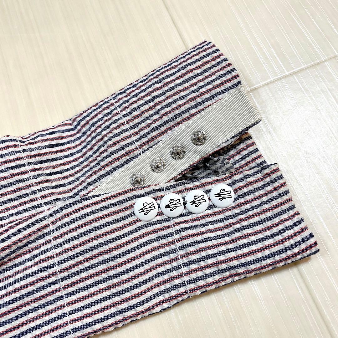 MONCLER テーラードジャケット ロゴボタン ロゴワッペン