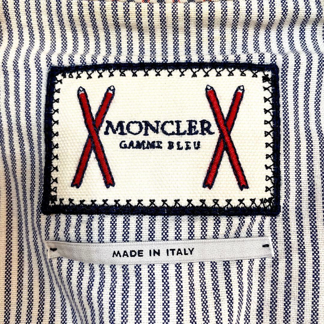 MONCLER テーラードジャケット ロゴボタン ロゴワッペン
