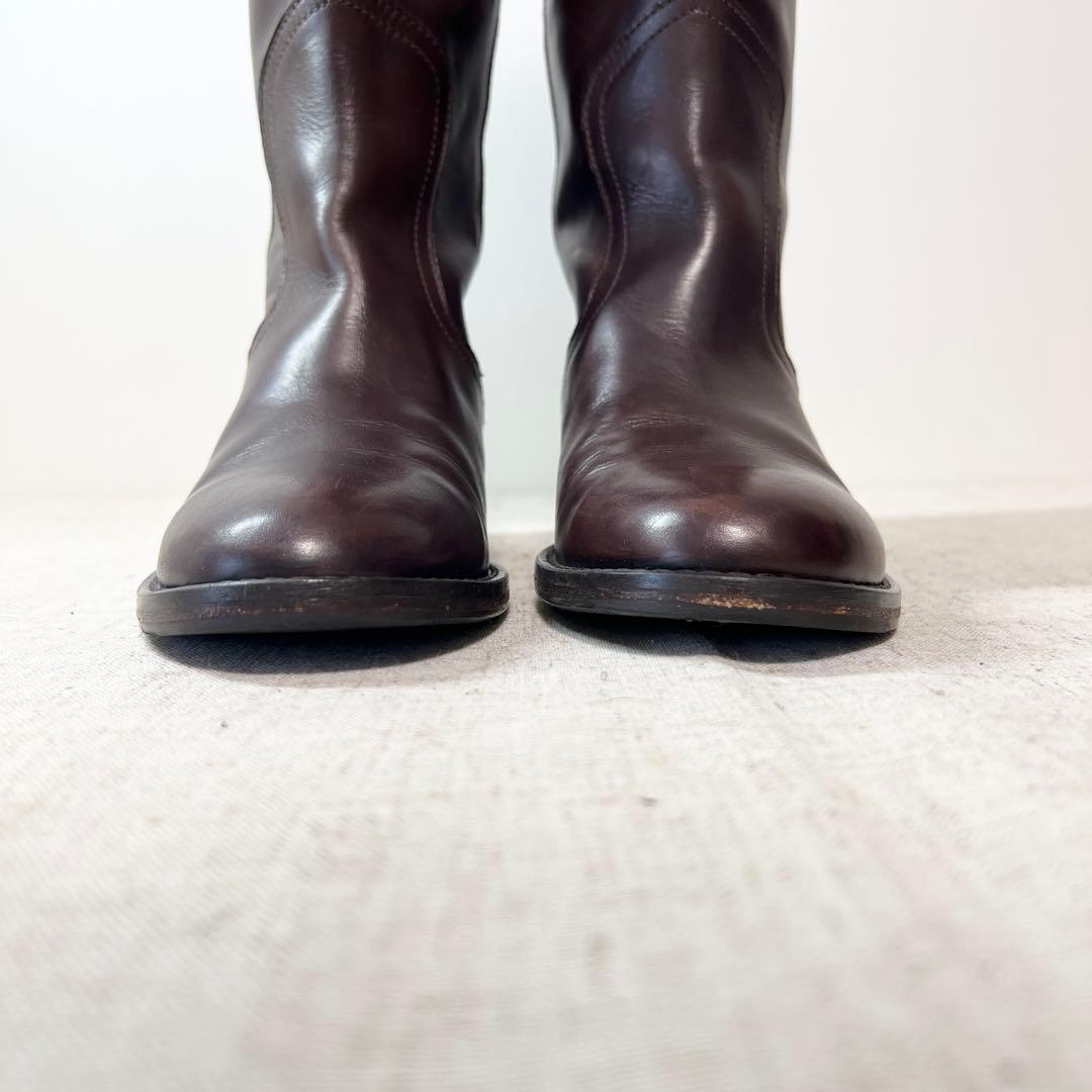 極美品★CORSO ROMA 9 コルソローマ ノーヴェ ロングブーツ 本革