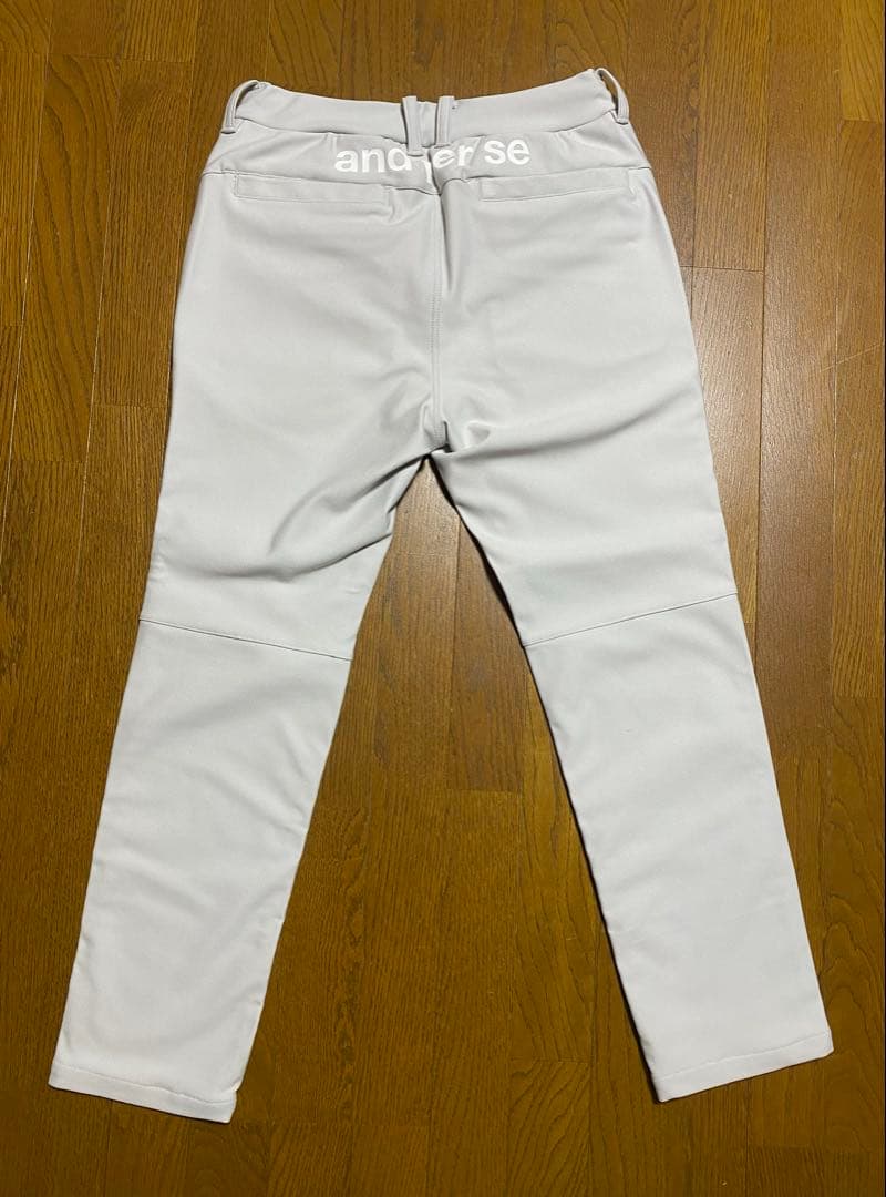 アンパスィ 中綿入り防寒パンツ ゴルフ ストレッチ 美シルエット