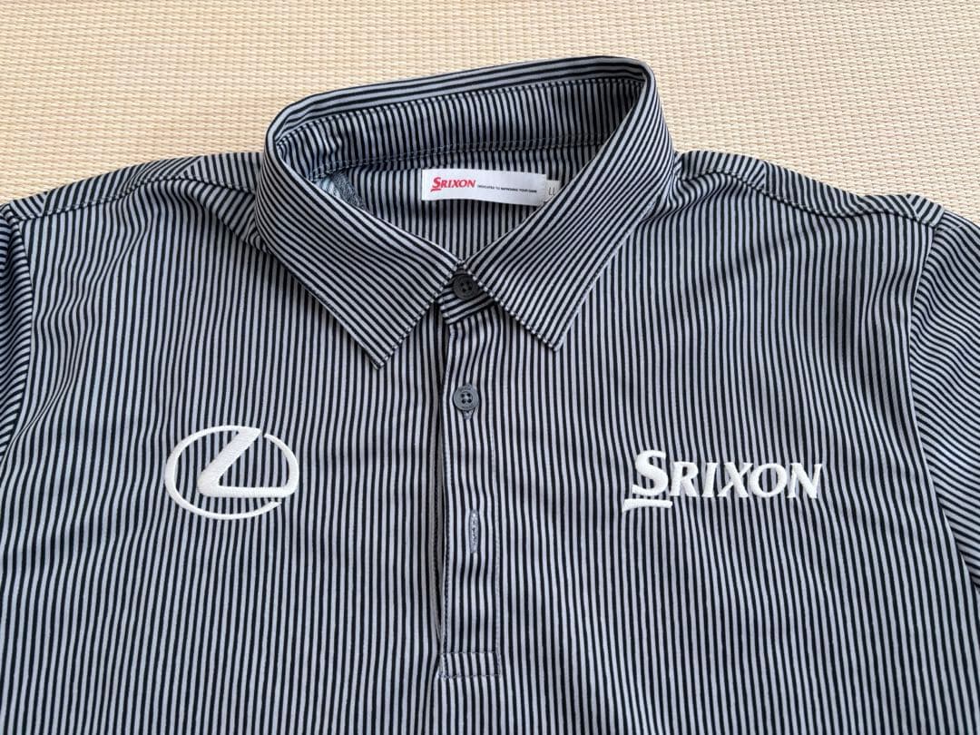 SRIXON LEXUS スリクソン　レクサス　ゴルフ　ブラック　ポロシャツ