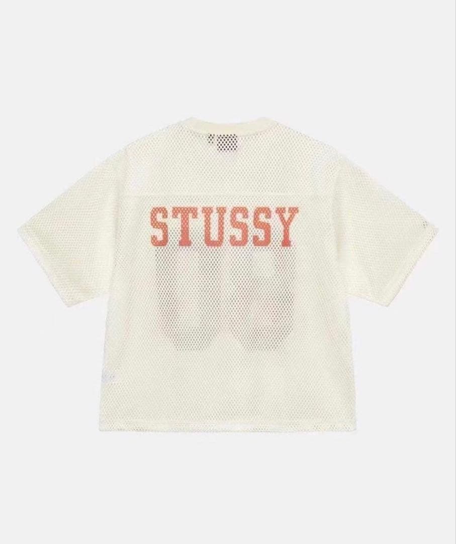 STUSSY TEAM JERSEY 80 WHITE Sサイズ トップス