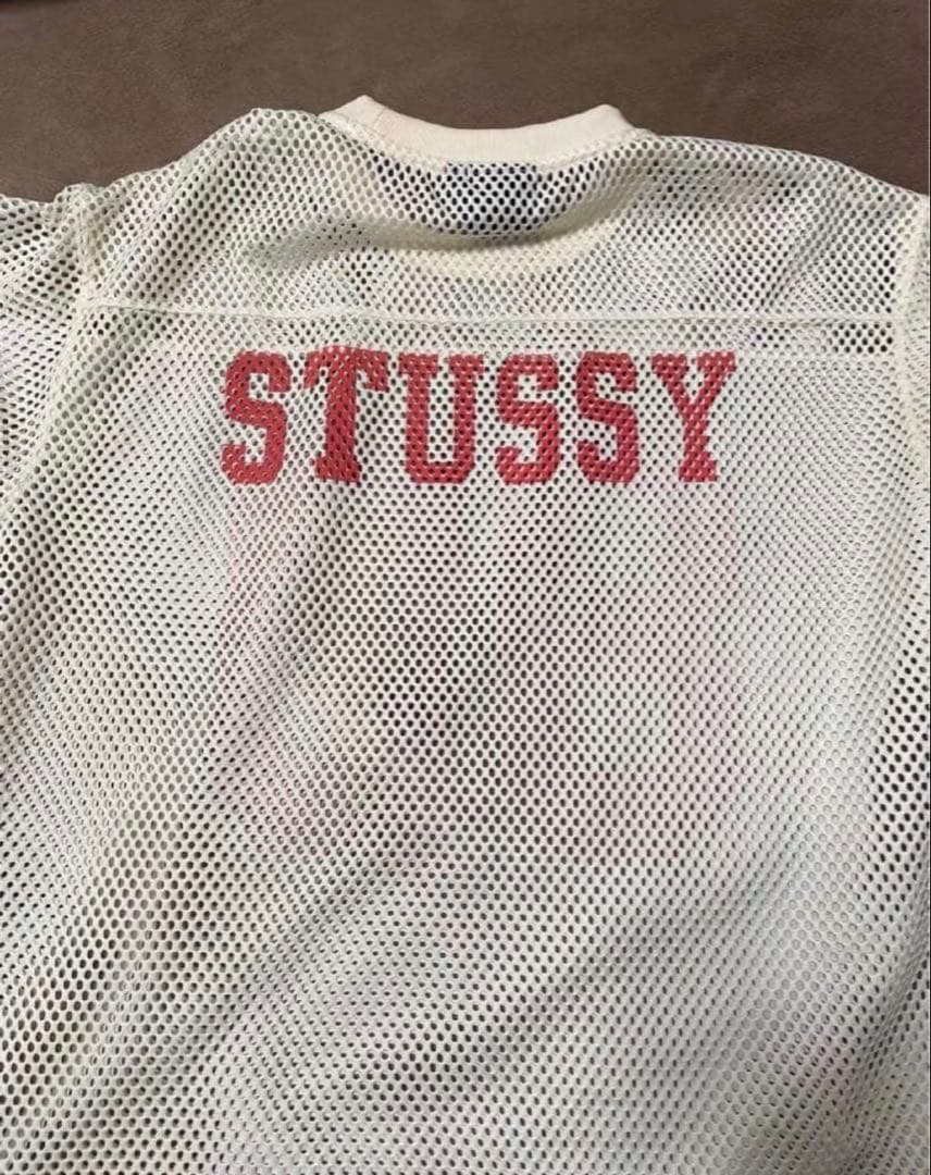 STUSSY TEAM JERSEY 80 WHITE Sサイズ トップス