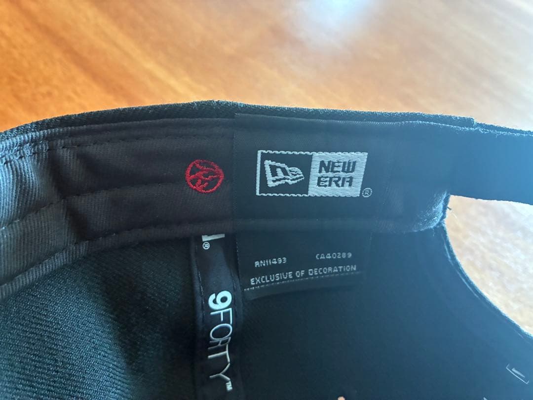 Yohji Yamamoto × newera 9FORTY キャップ