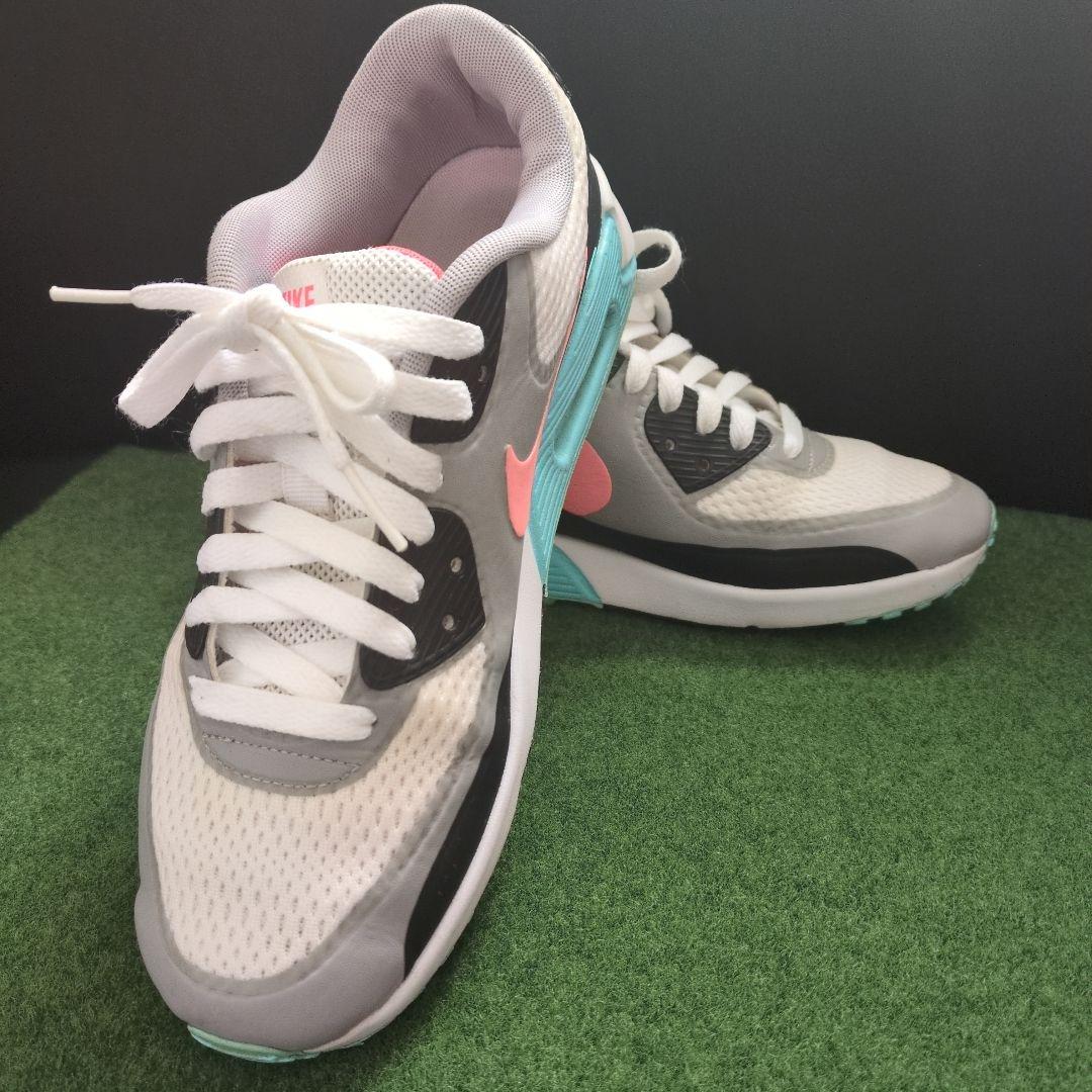 ナイキエアマックスゴルフシューズ☆Nike Air Max 90 G☆24cm