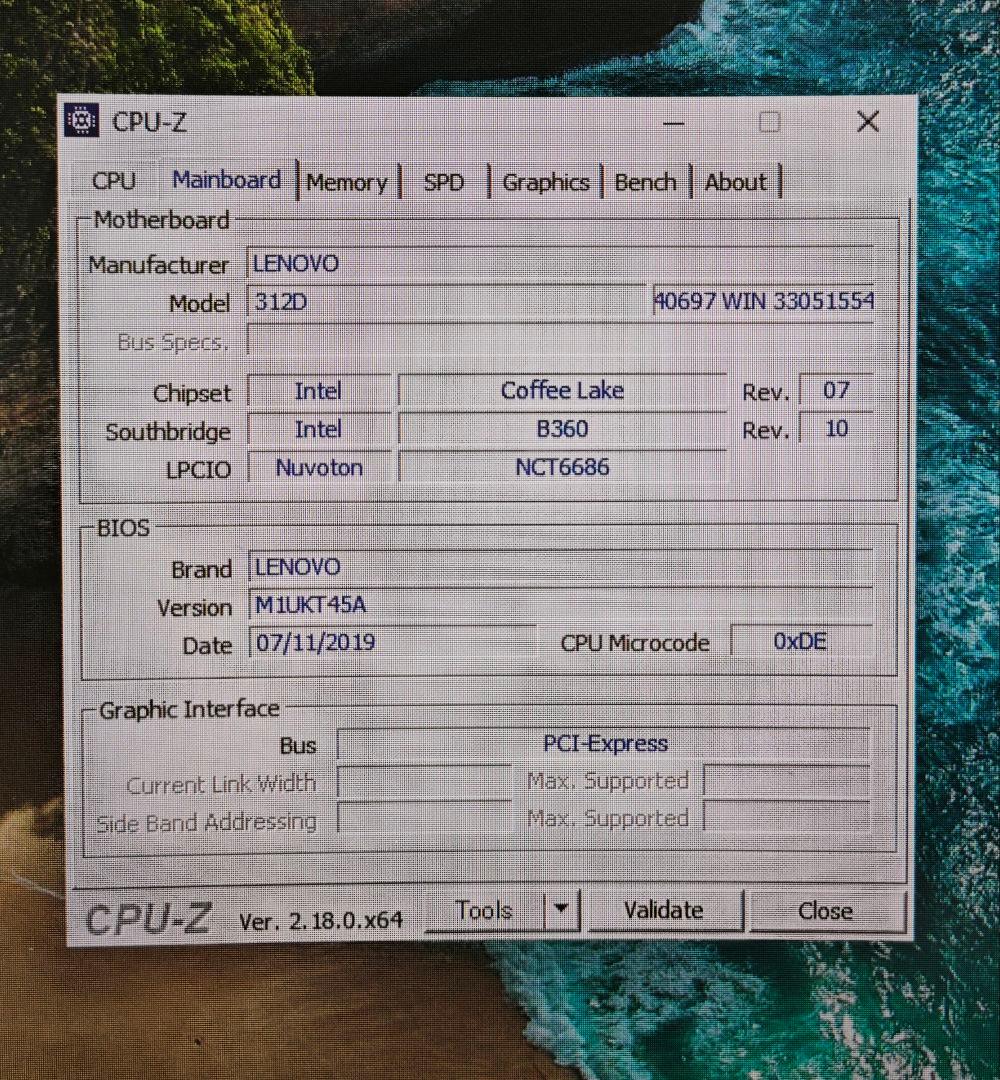 Lenovo ThinkCentre ミニPC Intel i5-8400T
