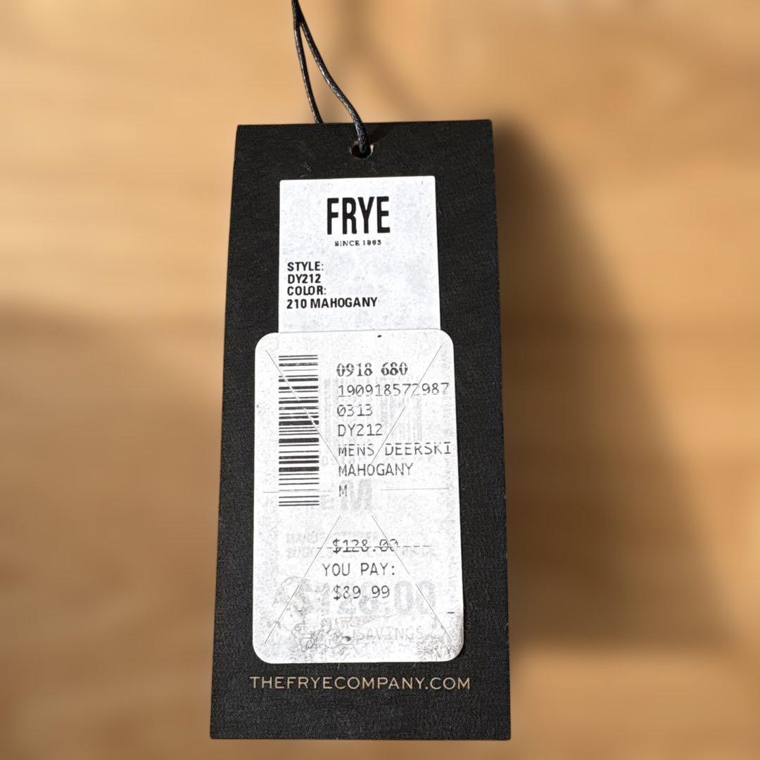 FRYE ブラウンレザー手袋 タッチスクリーン対応 新品未使用　メンズMサイズ