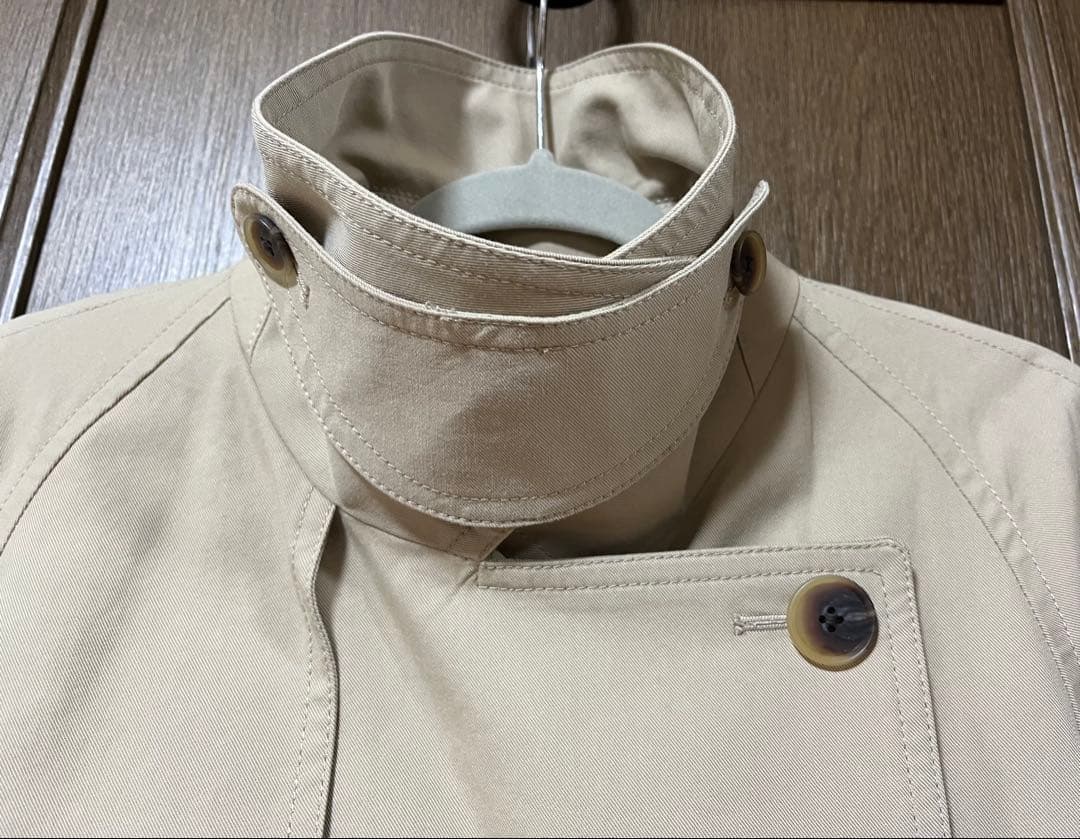 Spick&spanソフトツイルショートトレンチコート