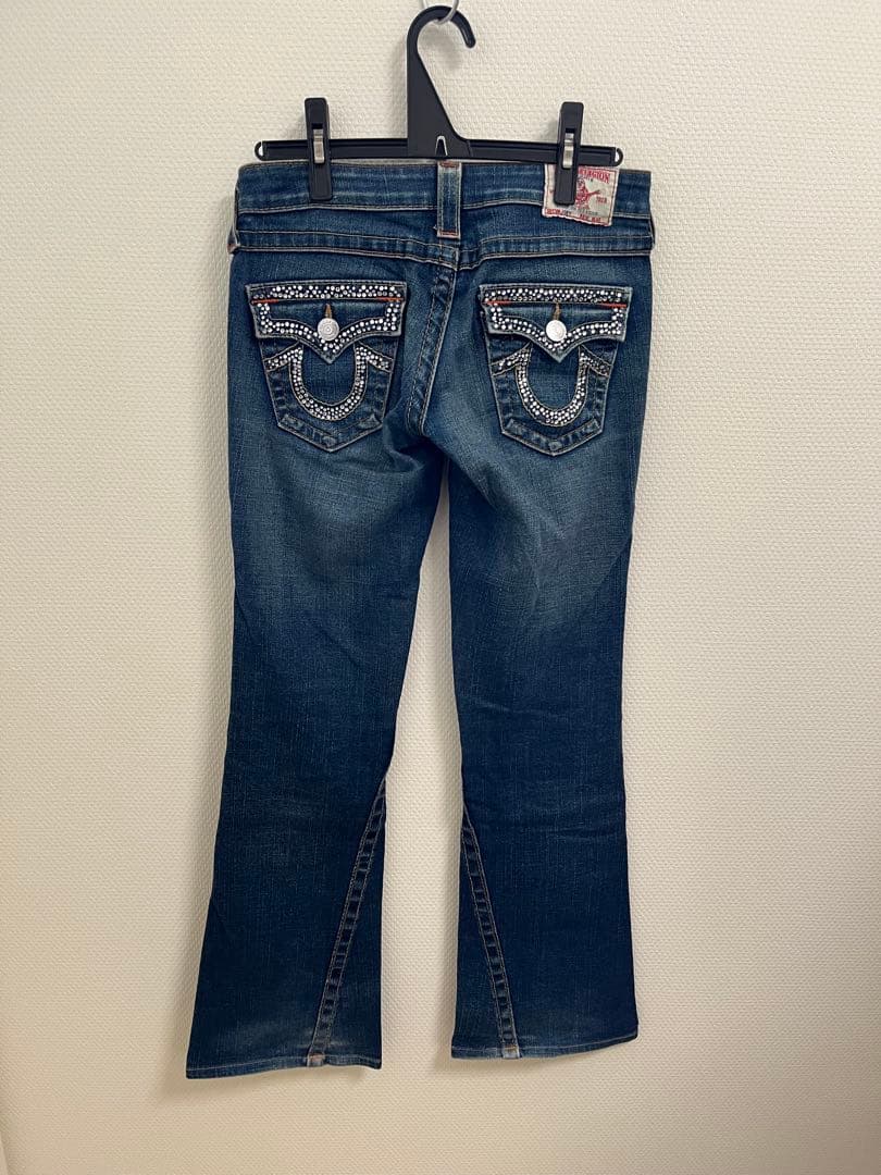 truereligion ブーツカットデニム 26 ラインストーン