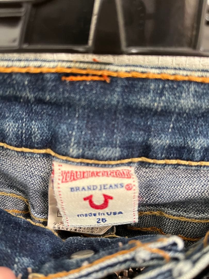 truereligion ブーツカットデニム 26 ラインストーン