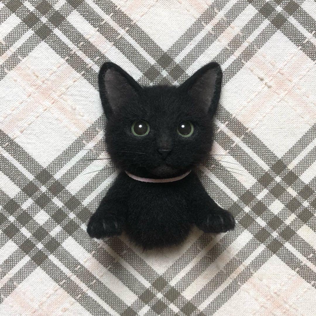 羊毛フェルト 猫 ハンドメイド ゆうこ