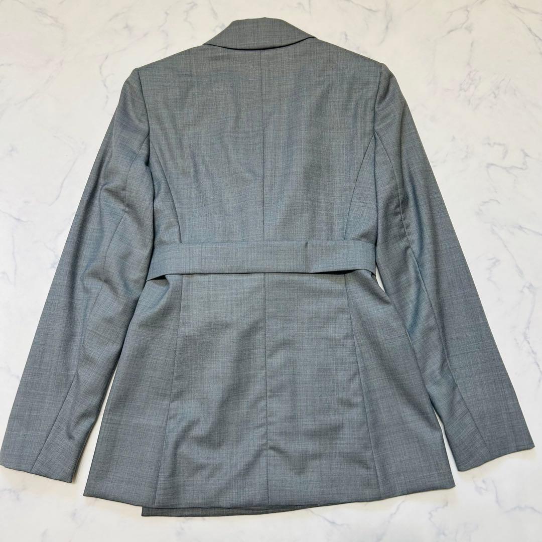 【白タク XL 美品】定価14.2万 Max Mara テーラードジャケット