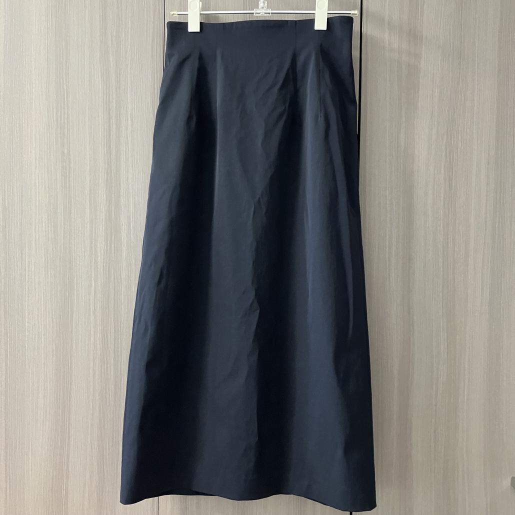 【MURRAL】Cucurbita embroidered skirt　黒