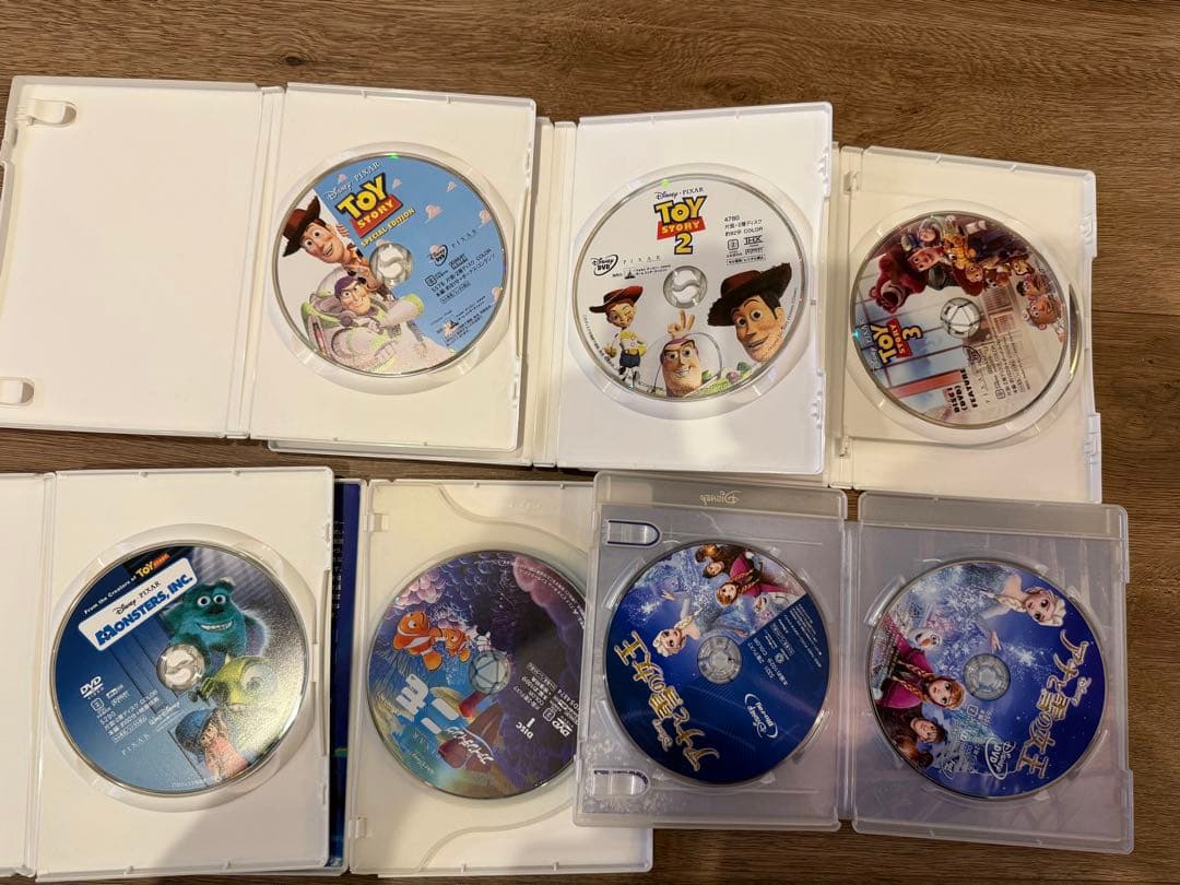 ディズニー アニメ DVD・ブルーレイセット 6枚