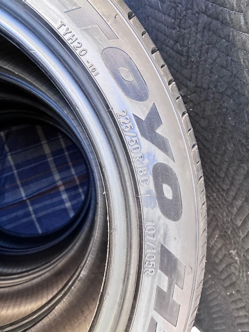 ①専用　さいたま 急ぎOK！ 225/50R18 4本　ハイエース、キャラバン等