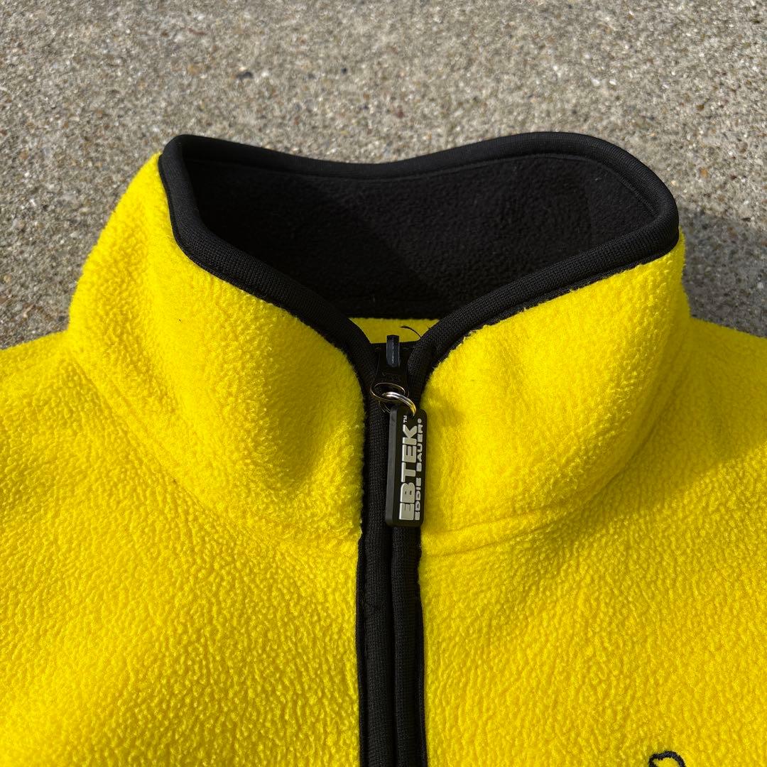 90s~ Eddie Bauer EBTEK フリースベスト　イエロー