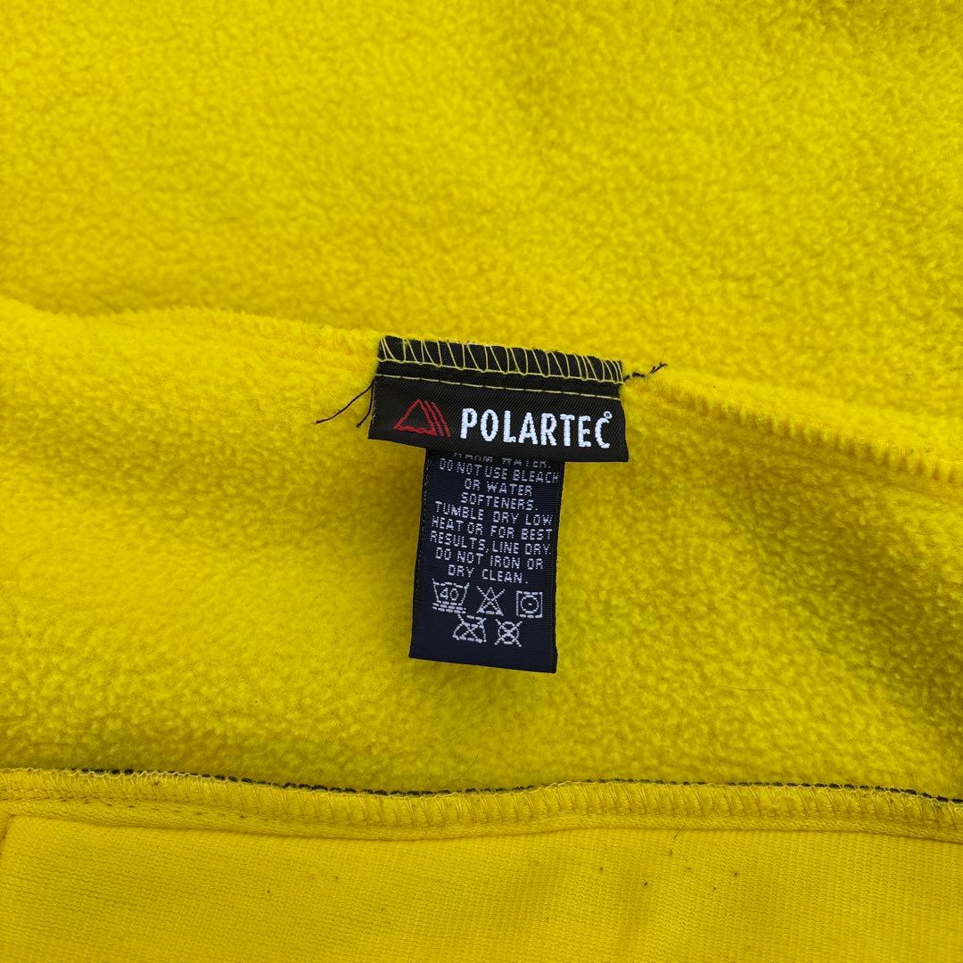 90s~ Eddie Bauer EBTEK フリースベスト　イエロー