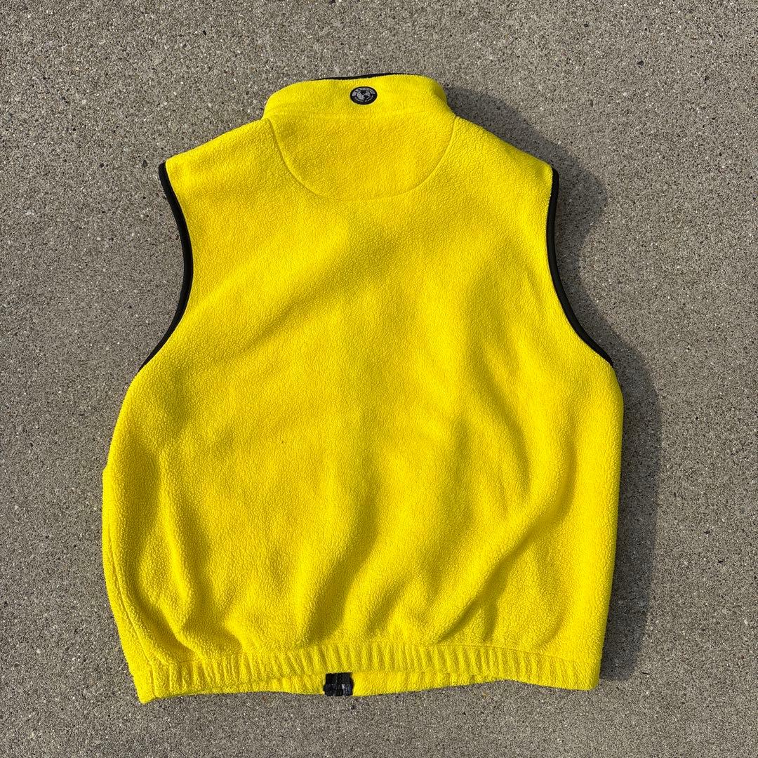 90s~ Eddie Bauer EBTEK フリースベスト　イエロー