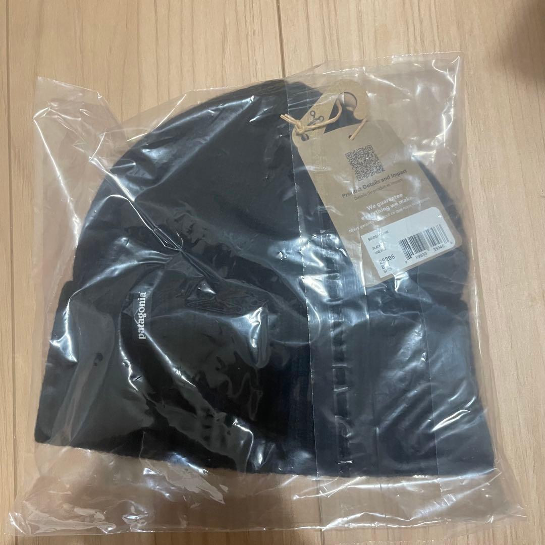 新品 パタゴニア ブロデオ ビーニー　ブラック ニット帽　国内正規品