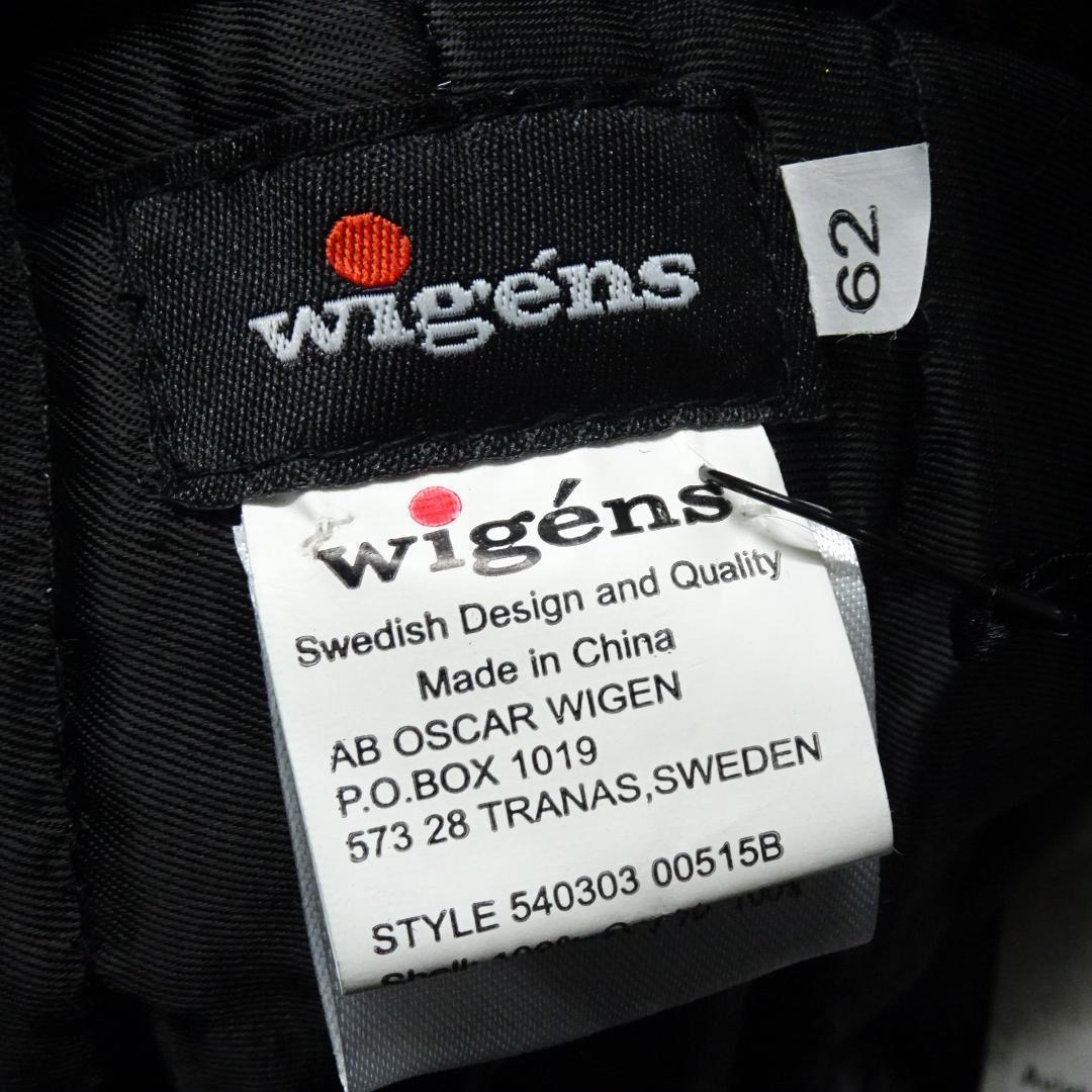 wigens ゴートレザーフライトキャップ ラビットファー ブラック 62