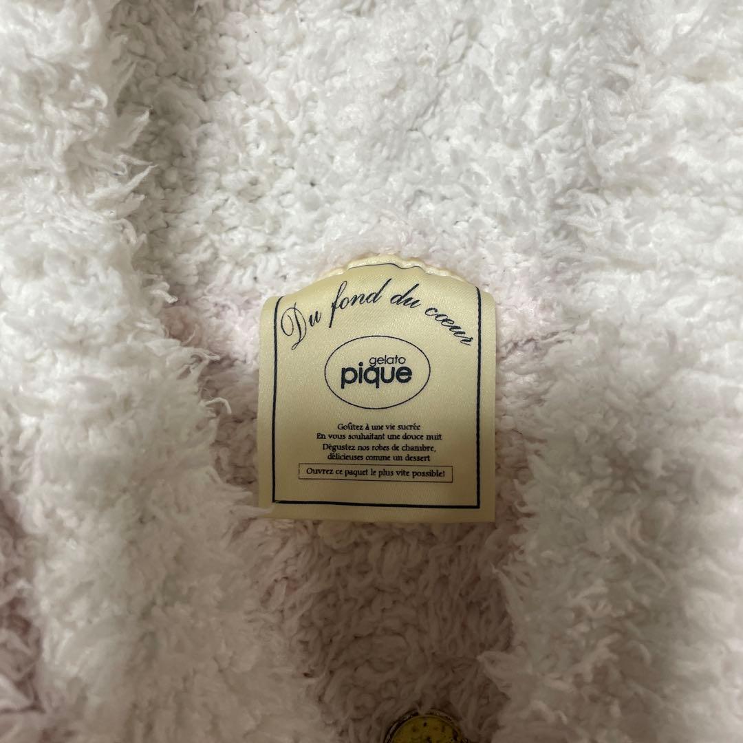 gelato pique ジェラピケ ルームウェア ピンクホワイトストライプ