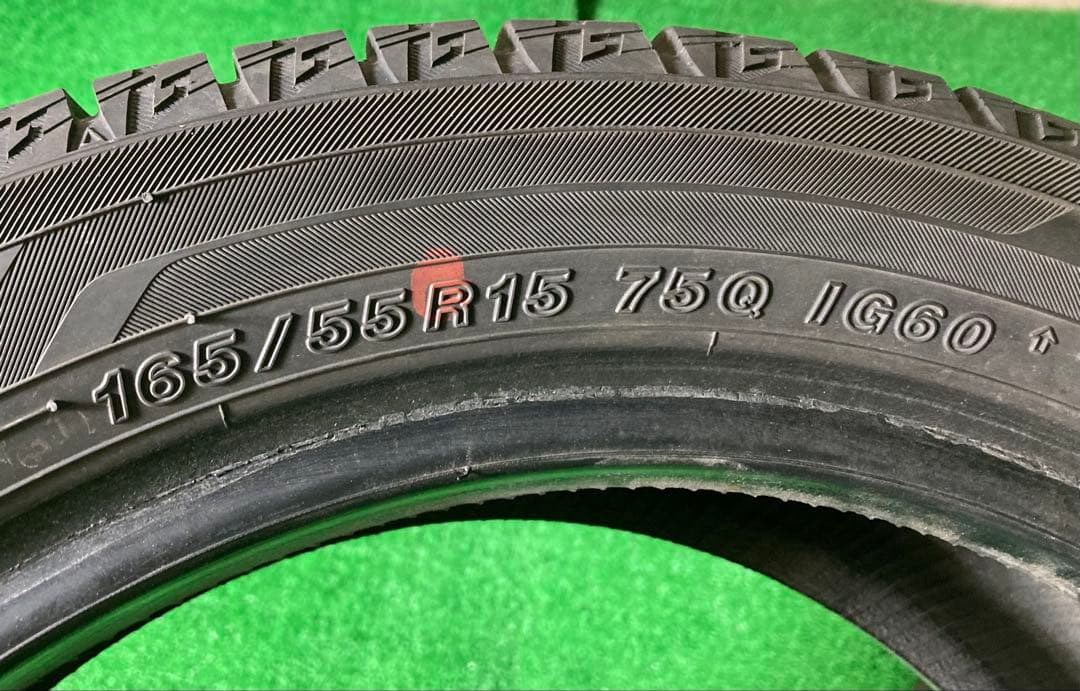 165/55R15 ヨコハマタイヤ スタッドレス iG60 2本セット