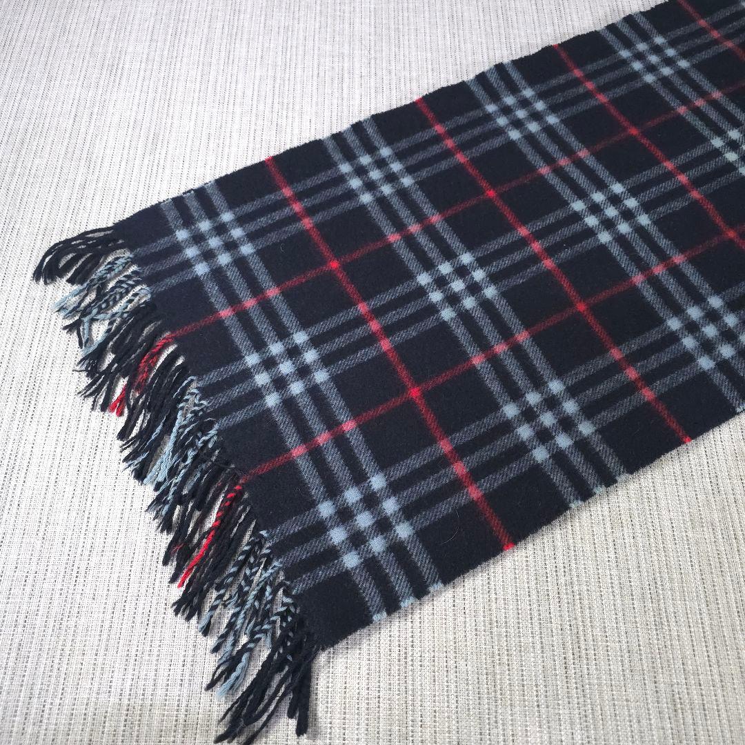 極美品　Burberry's　バーバリー　ノバチェック　カシミヤ　マフラー