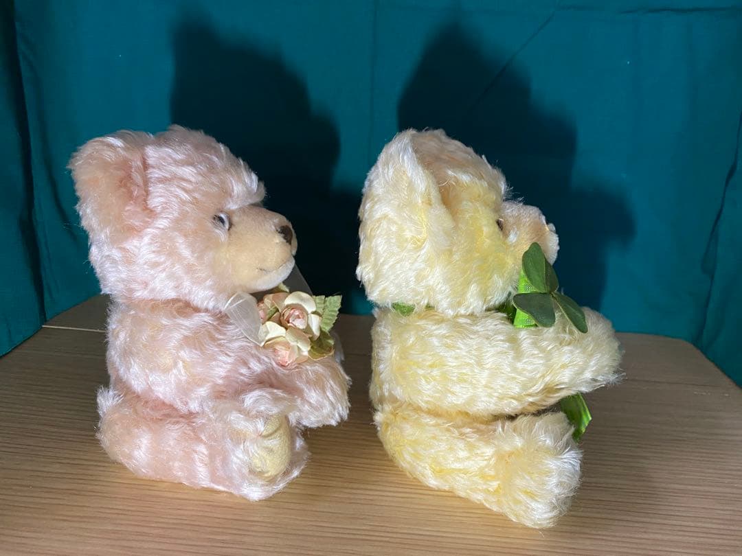 シユタイフ　テディベア　黄色タグ　2体