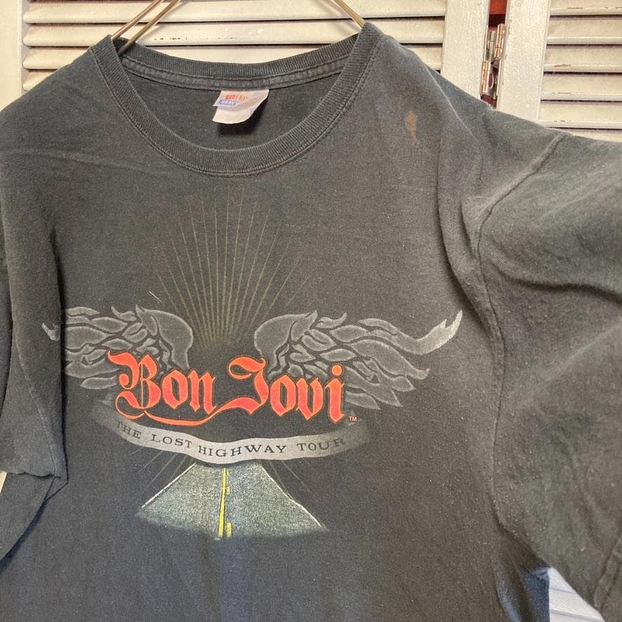 BDCT バンド Tシャツ ビンテージ 古着 黒 ボンジョビ BON JOVI