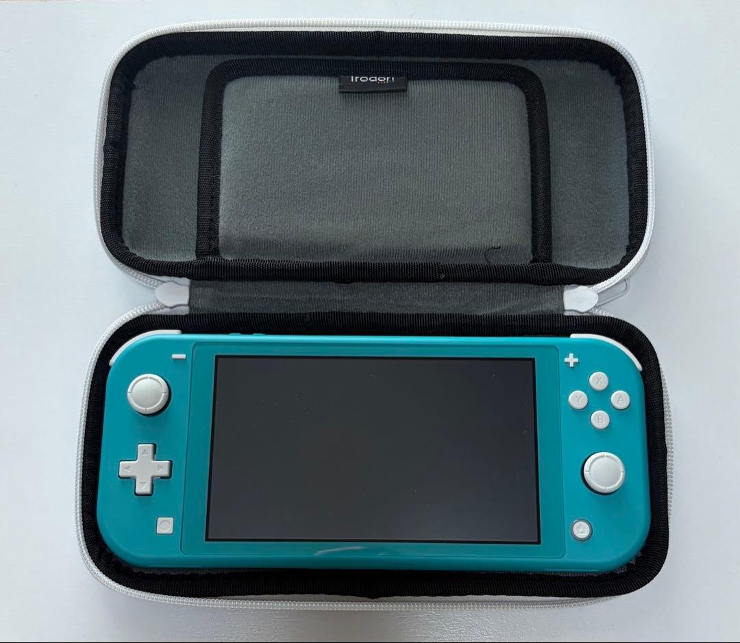 Nintendo Switch Lite ターコイズ ケース付き 美品