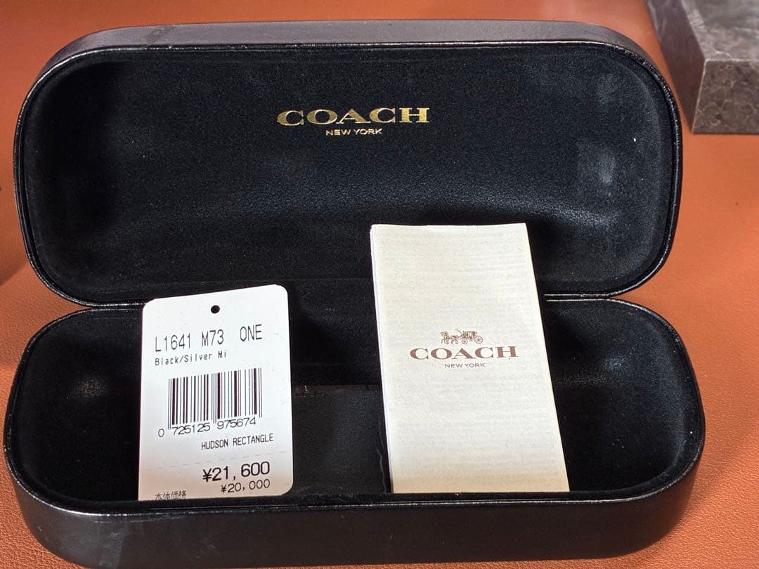 【極美品】COACH コーチ サングラス 54676G ケース付 ブラック