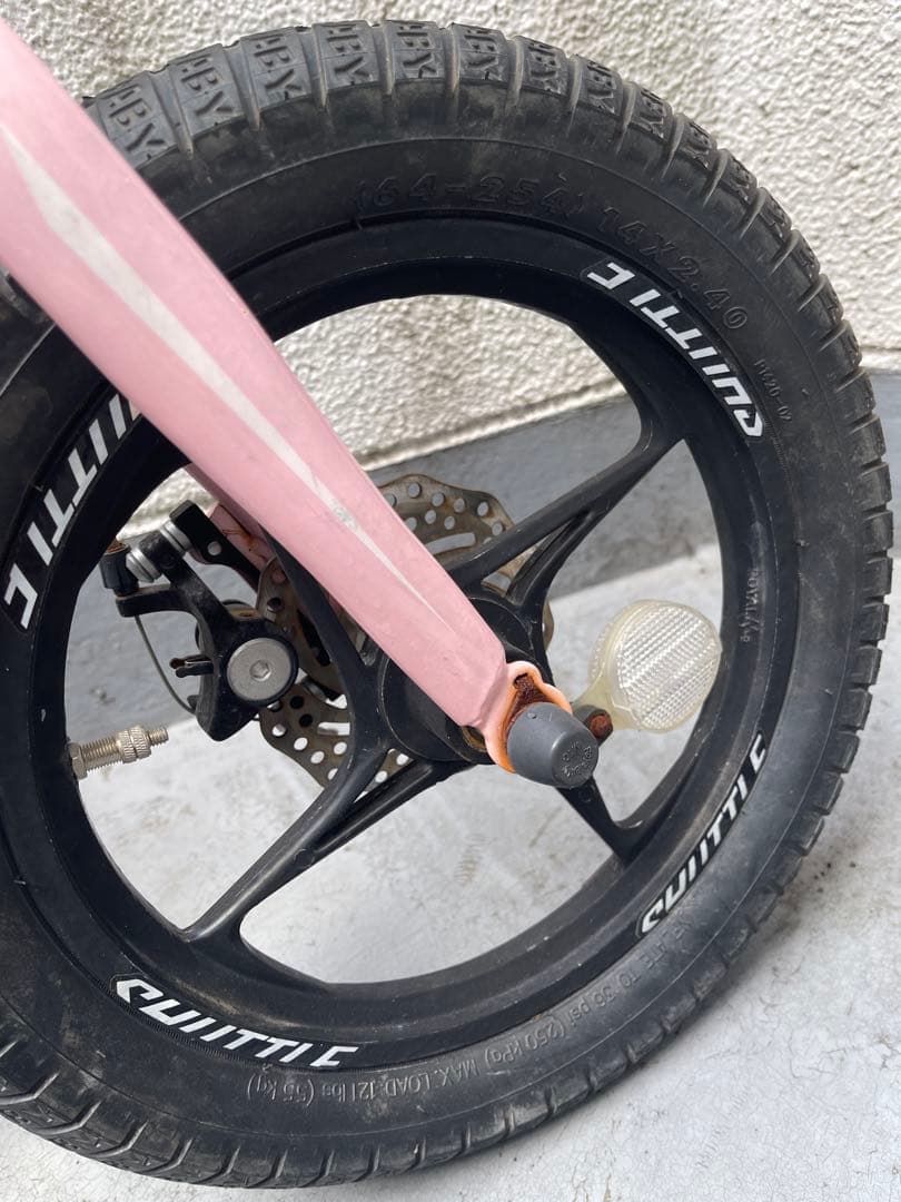 Baby Shuttle14インチ -子供用自転車 紫とピンク