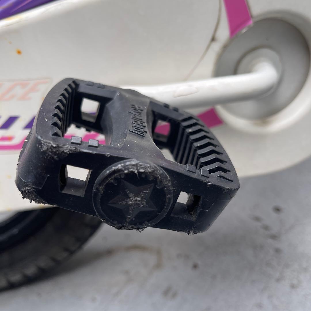 Baby Shuttle14インチ -子供用自転車 紫とピンク