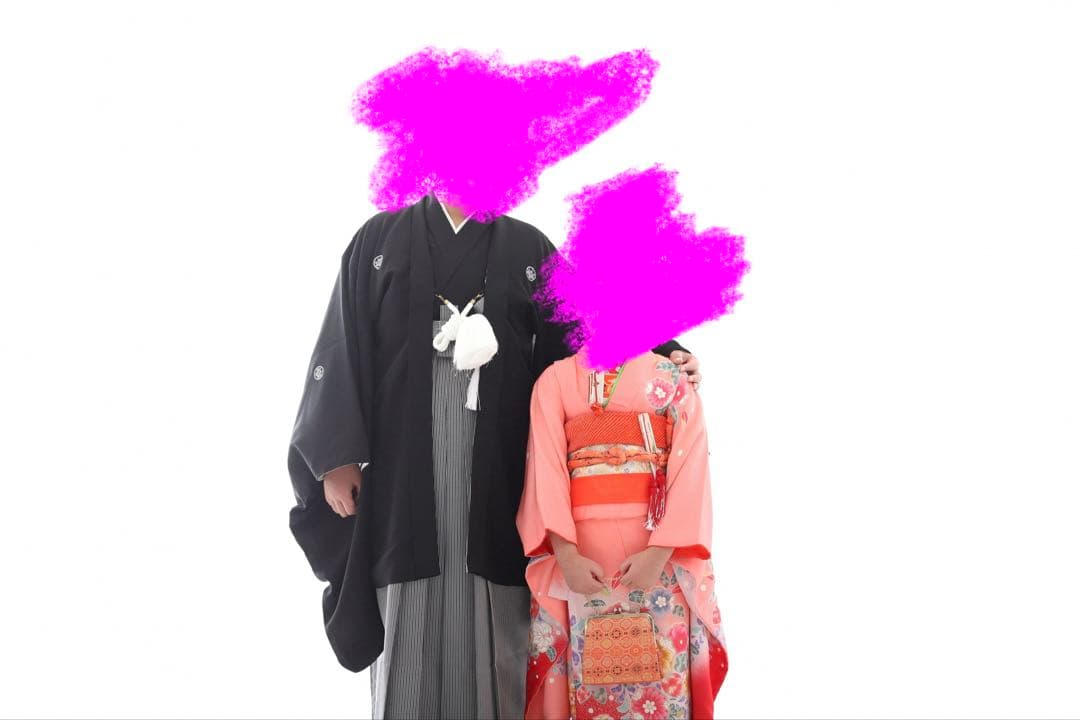 卒業式 男の子 袴 着付カンタン紋付き羽織袴セット 155-165cm[160]