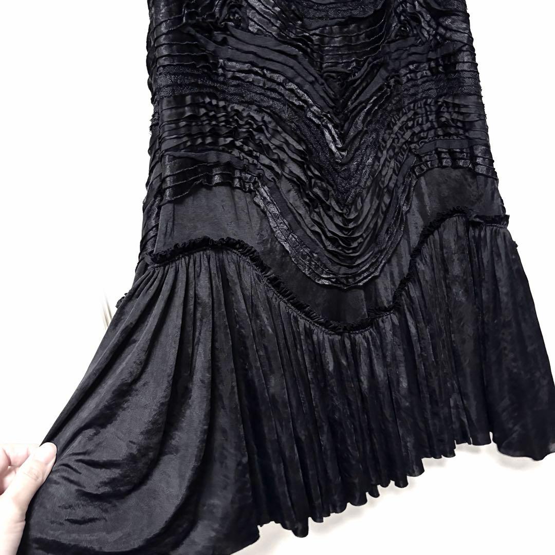ISSEY MIYAKE イッセイミヤケ　スカート　プリーツ　ブラック　美品