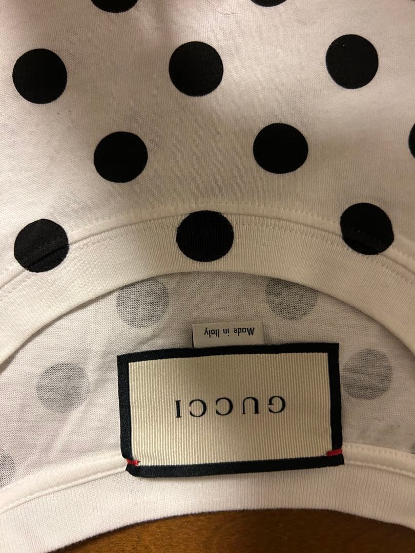 GUCCI polkadot Tシャツ　ドット柄