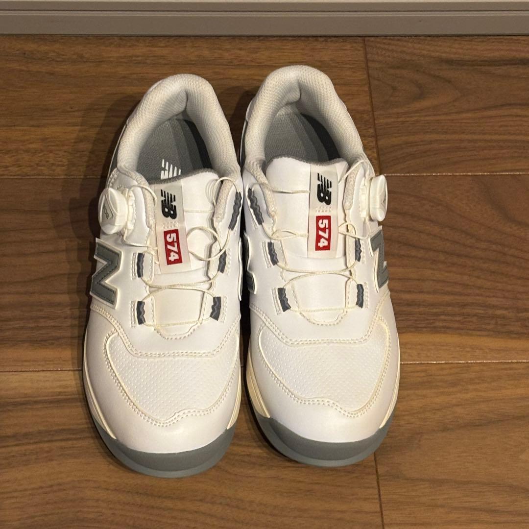 New Balance 574 BOA ゴルフシューズ ホワイト　ニューバランス