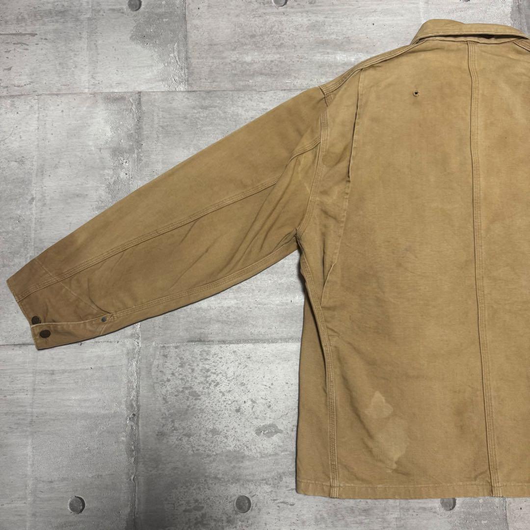 90s USA製 carhartt ミシガンチョアコート ブラウン 希少モデル