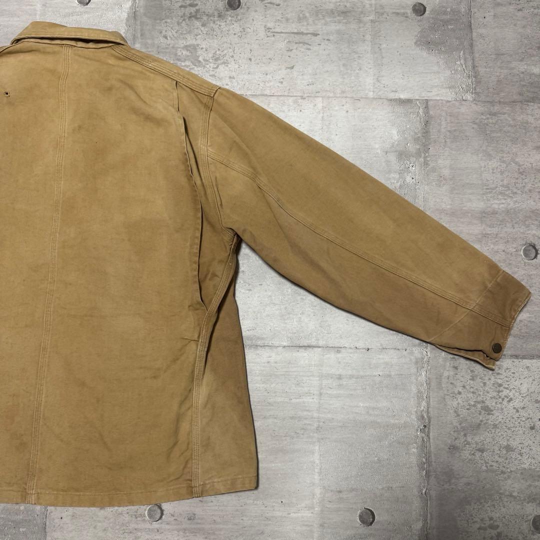 90s USA製 carhartt ミシガンチョアコート ブラウン 希少モデル