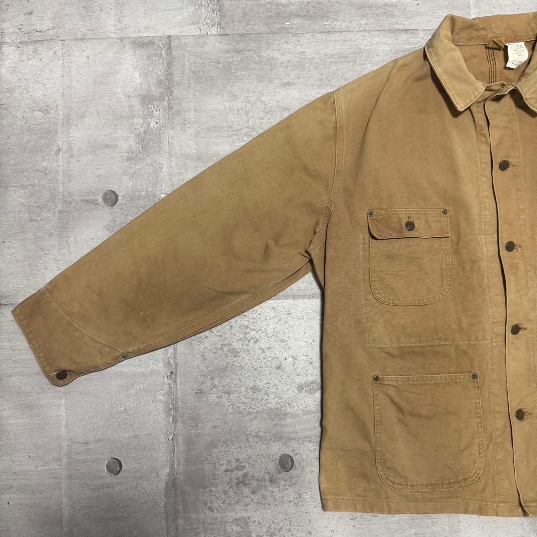 90s USA製 carhartt ミシガンチョアコート ブラウン 希少モデル