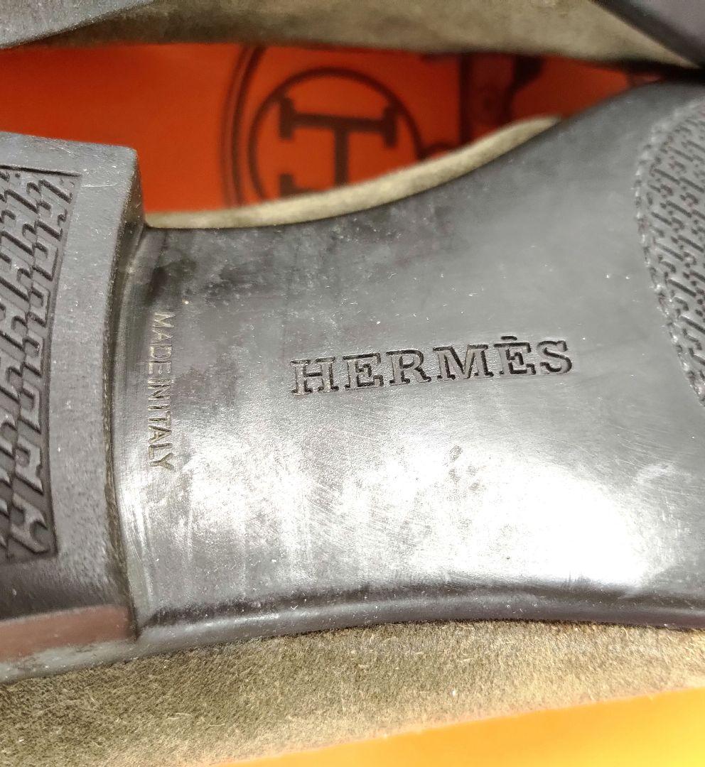 エルメスHERMES メンズ 靴40　 ローファー 　バイカラー